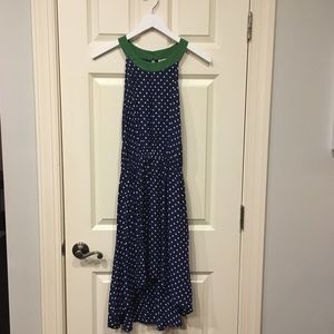 Polka dot hi-lo hem dress. Anthropologie Size M